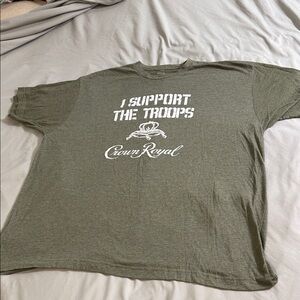 Crown Royal Olive Green Support Tee